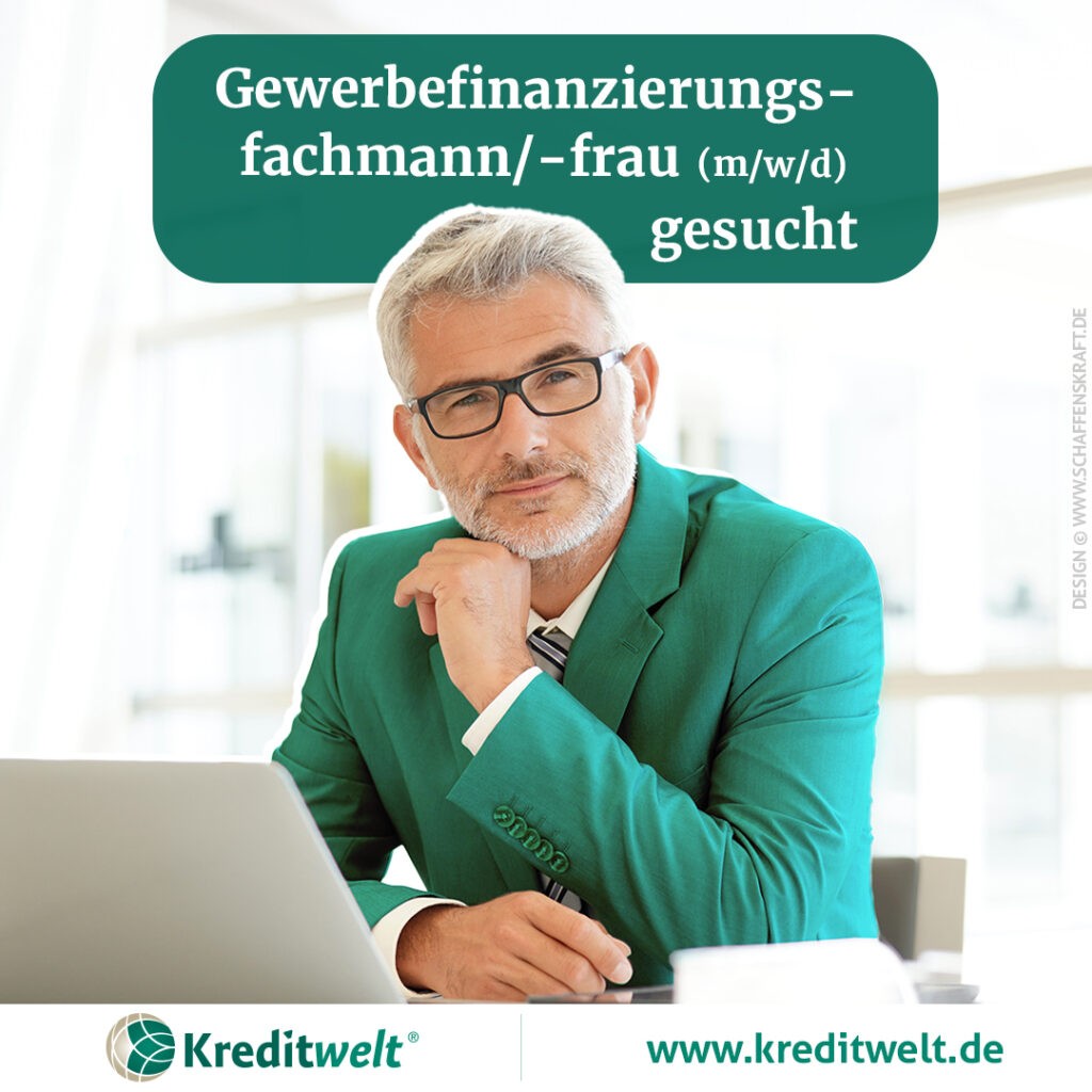 Gewerbefinanzierungsfachmann/-frau (m/w/d) mit einer §34i IHK-Erlaubnis